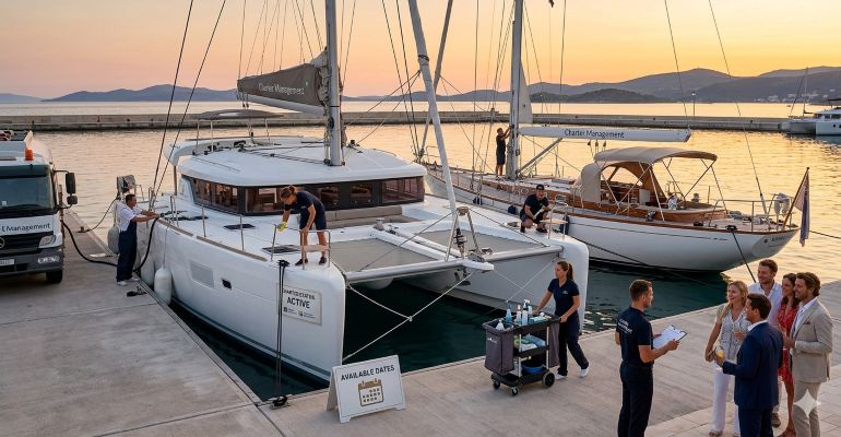 Charter Management for Catamarans and Sailing Yachts